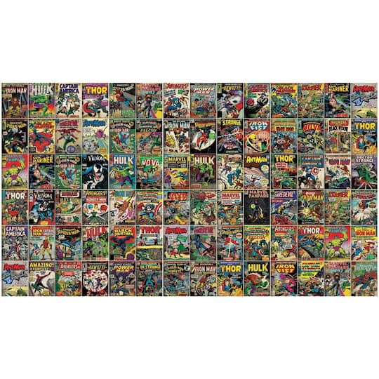 RoomMates Marvel Comic Cover Peel & Stick Mural
